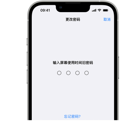 加茂镇iPhone屏幕维修分享iPhone屏幕使用时间密码忘记了怎么办 