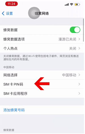 加茂镇苹果14维修网分享如何给iPhone14的SIM卡设置密码 